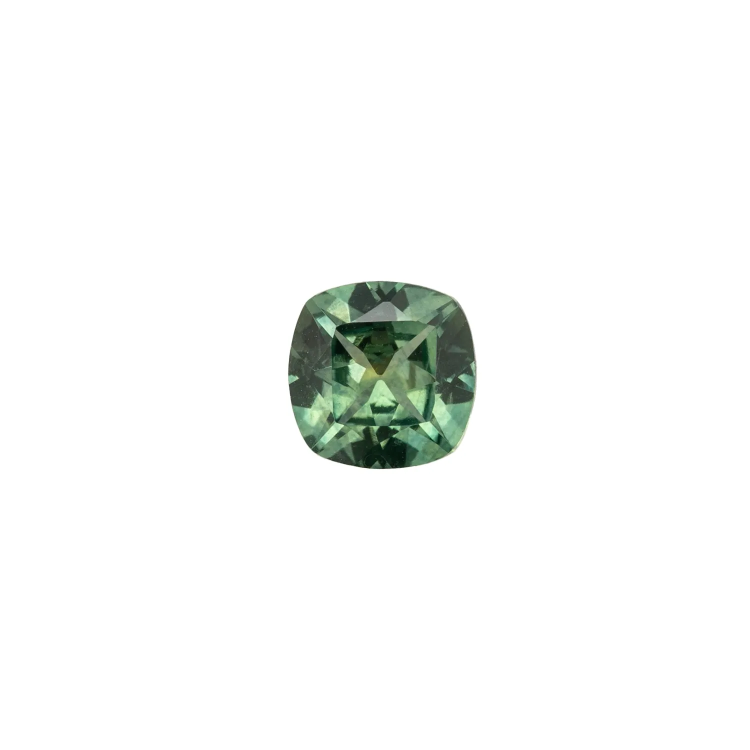 1.13ct Cushion Cut Green Montana Sapphire SF320