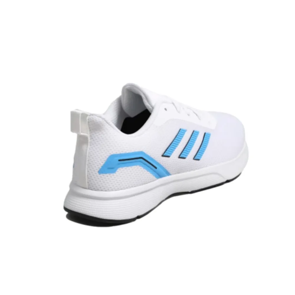 Adidas Men's Aditron Running Shoe (Cloud White/Pulse Blue/Core Black)