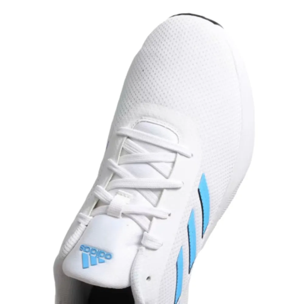 Adidas Men's Aditron Running Shoe (Cloud White/Pulse Blue/Core Black)