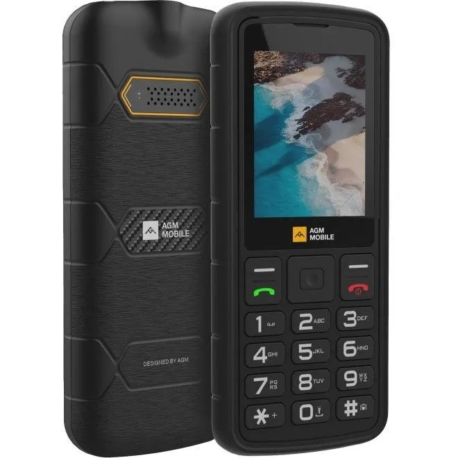 AGM M9 Rugged Mobile Phone 4G Unlocked Dual Sim 2.4 Black