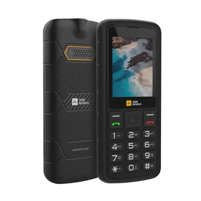 AGM M9 Rugged Mobile Phone 4G Unlocked Dual Sim 2.4 Black