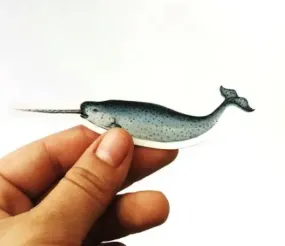 Antique Narwhal Sticker