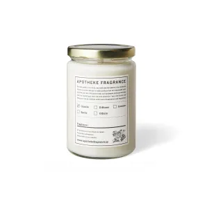 Apotheke Fragrance Glass Jar Candle Facing East