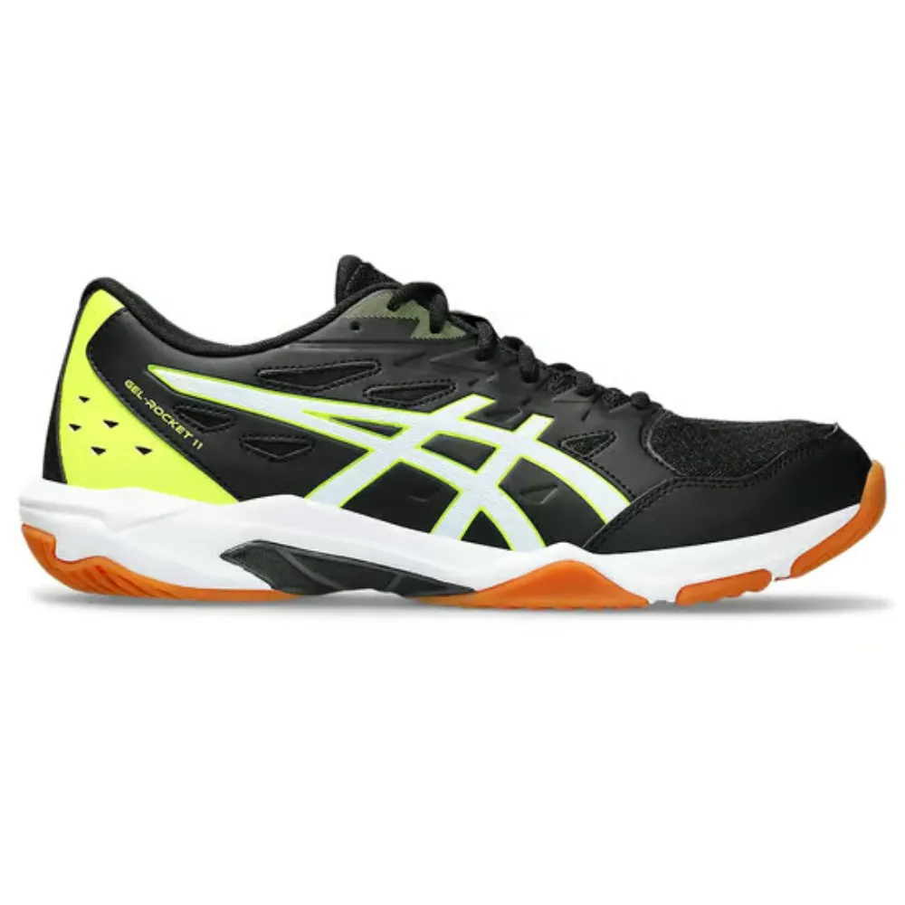 ASICS Men's Gel-Rocket 11 Badminton Shoe (Black/White)