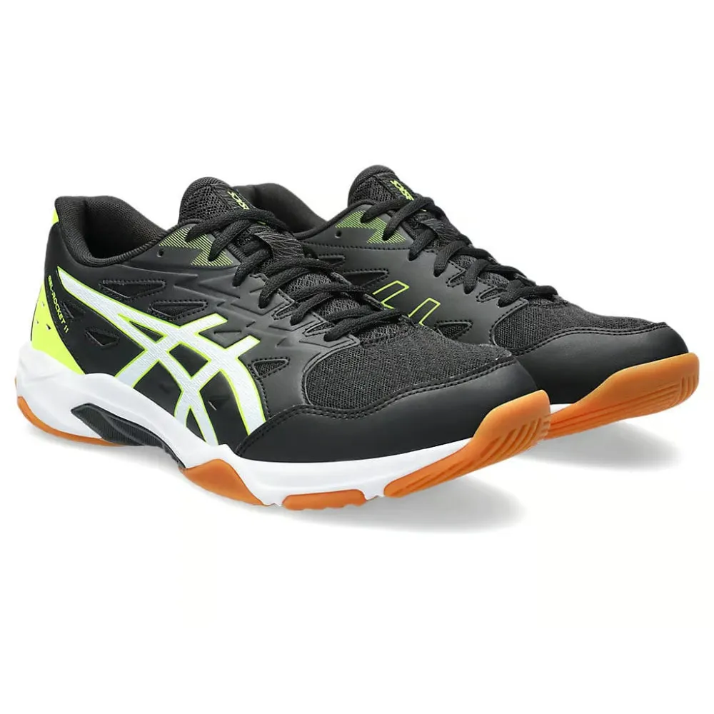 ASICS Men's Gel-Rocket 11 Badminton Shoe (Black/White)