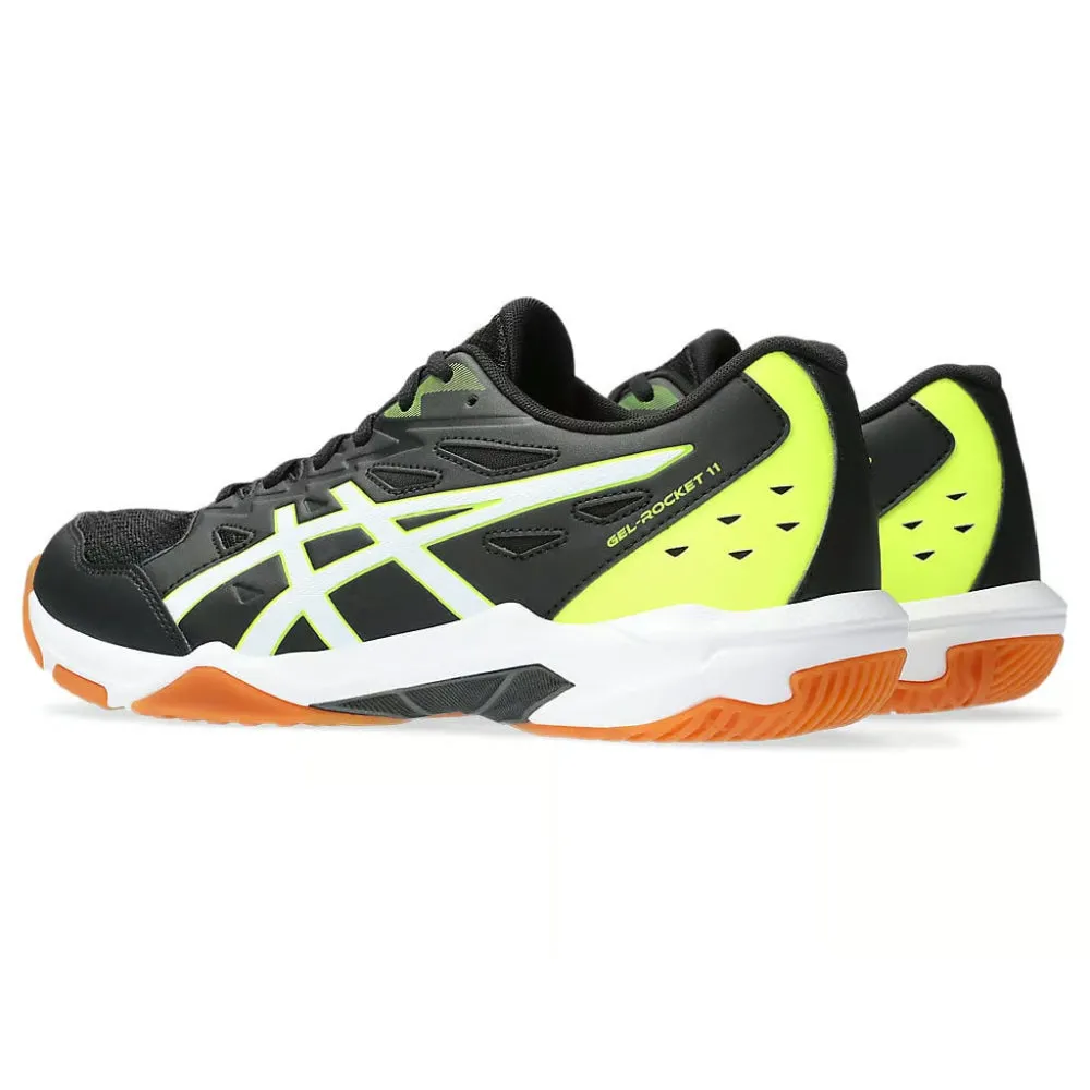 ASICS Men's Gel-Rocket 11 Badminton Shoe (Black/White)