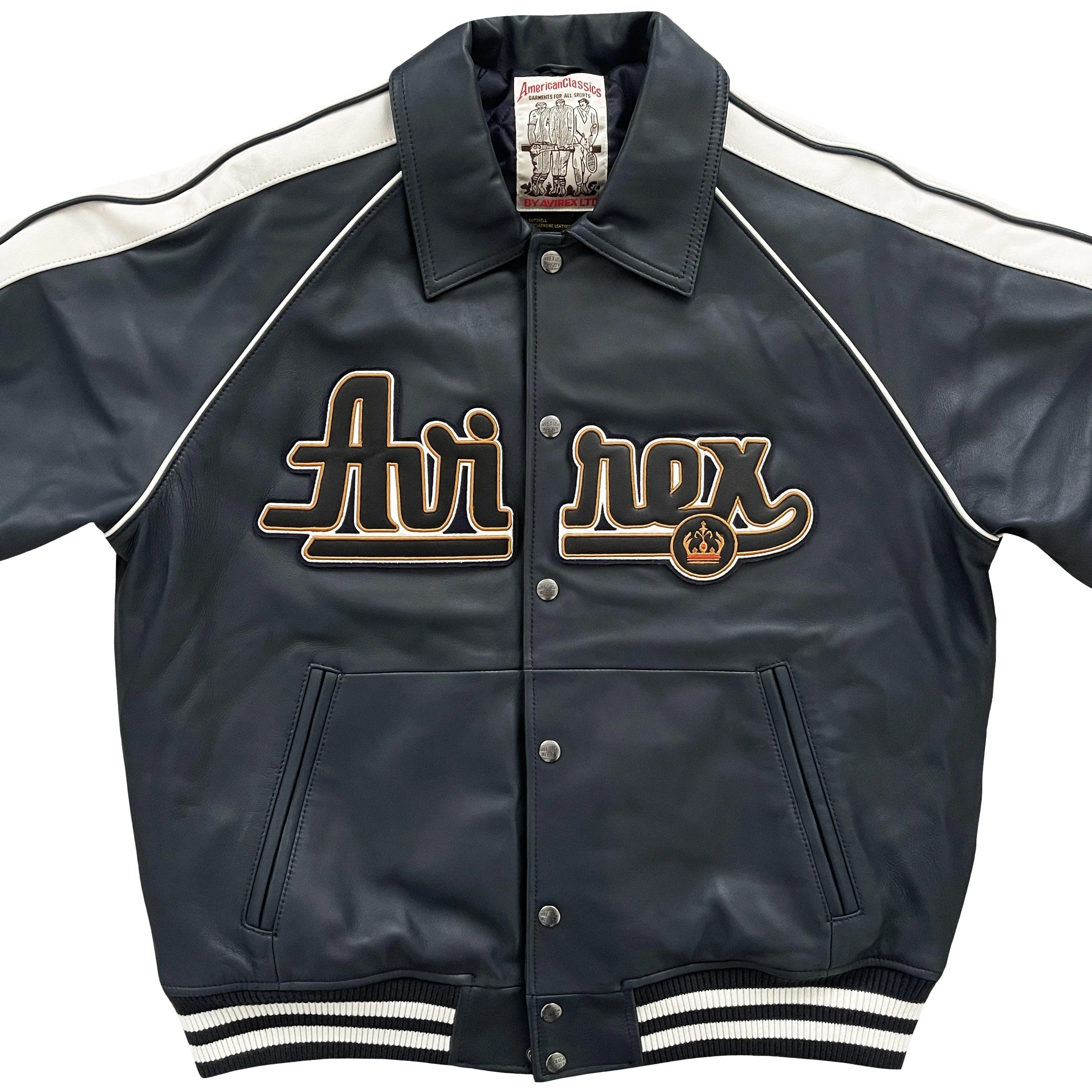 Avirex Leather Varsity Jacket