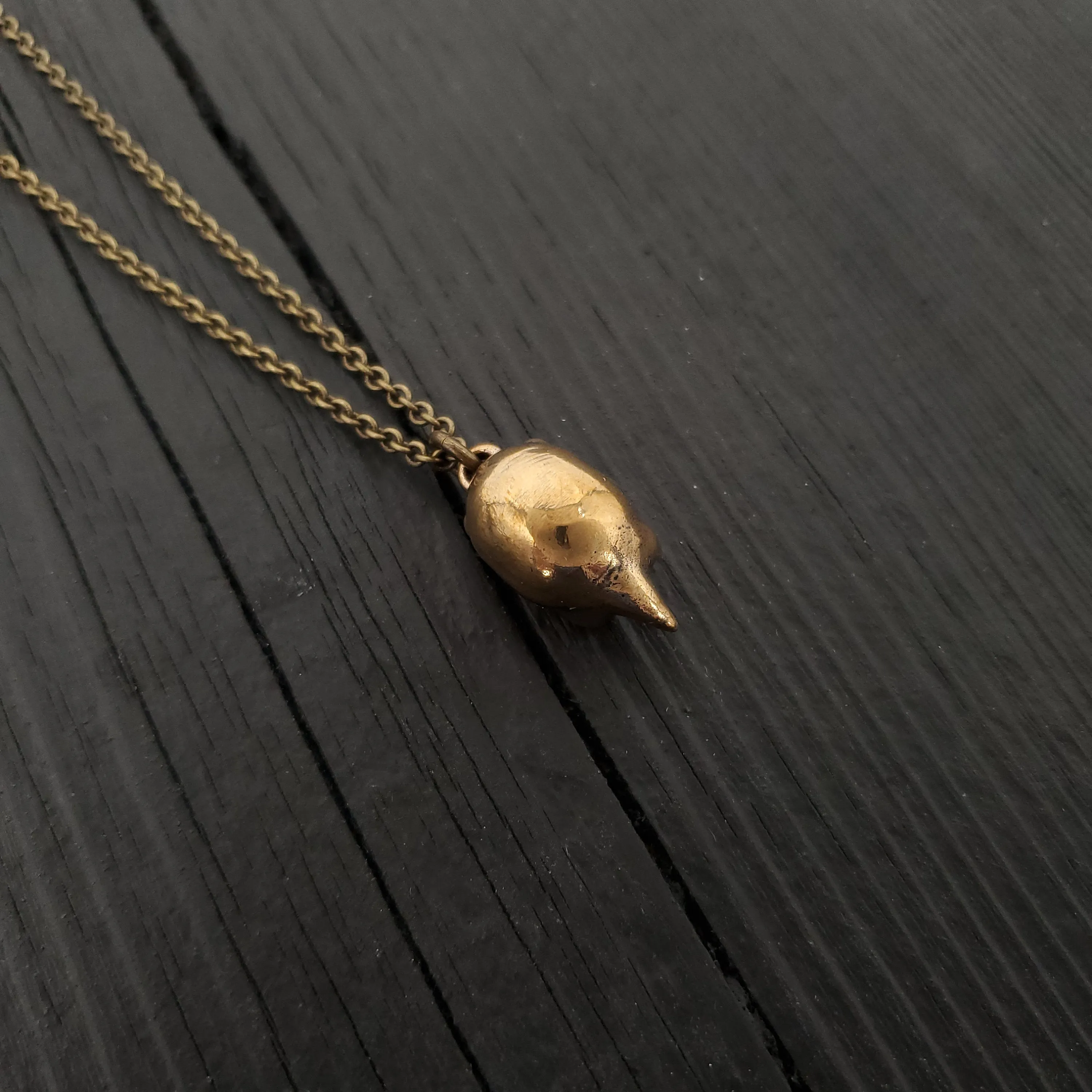 Baby Otter Charm Pendant Necklace