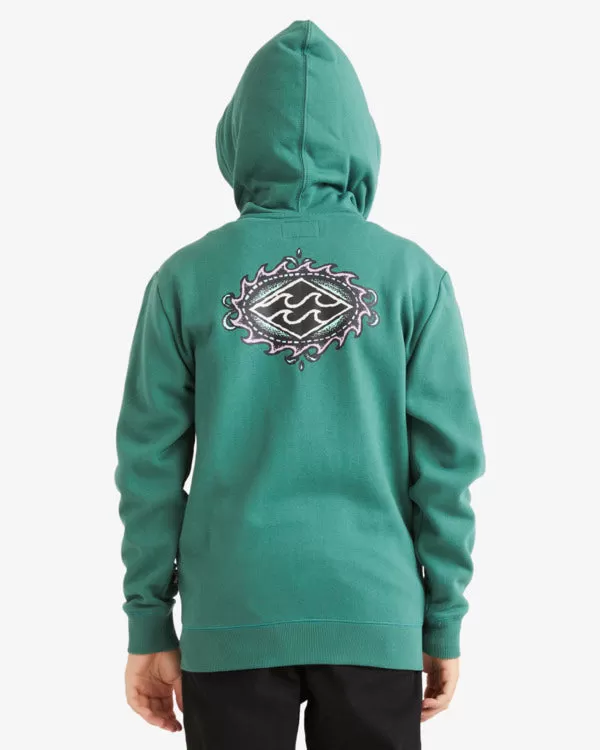 Billabong Crayon Wave Zip Thru Hood