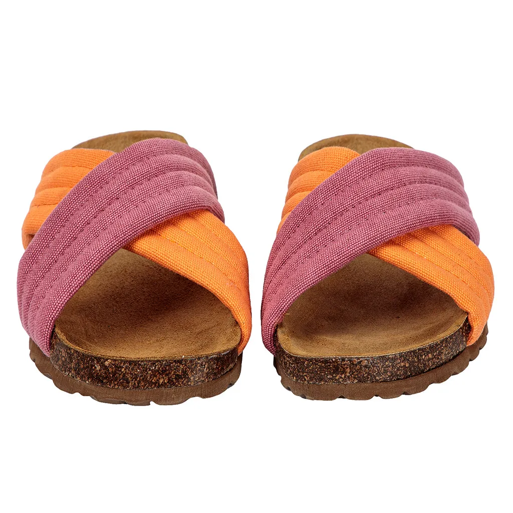 Bobo Choses Woman Cross Over Sandals Coral Pink