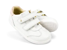 Bobux I Walk - Sprite Embossed White & Seashell Shimmer