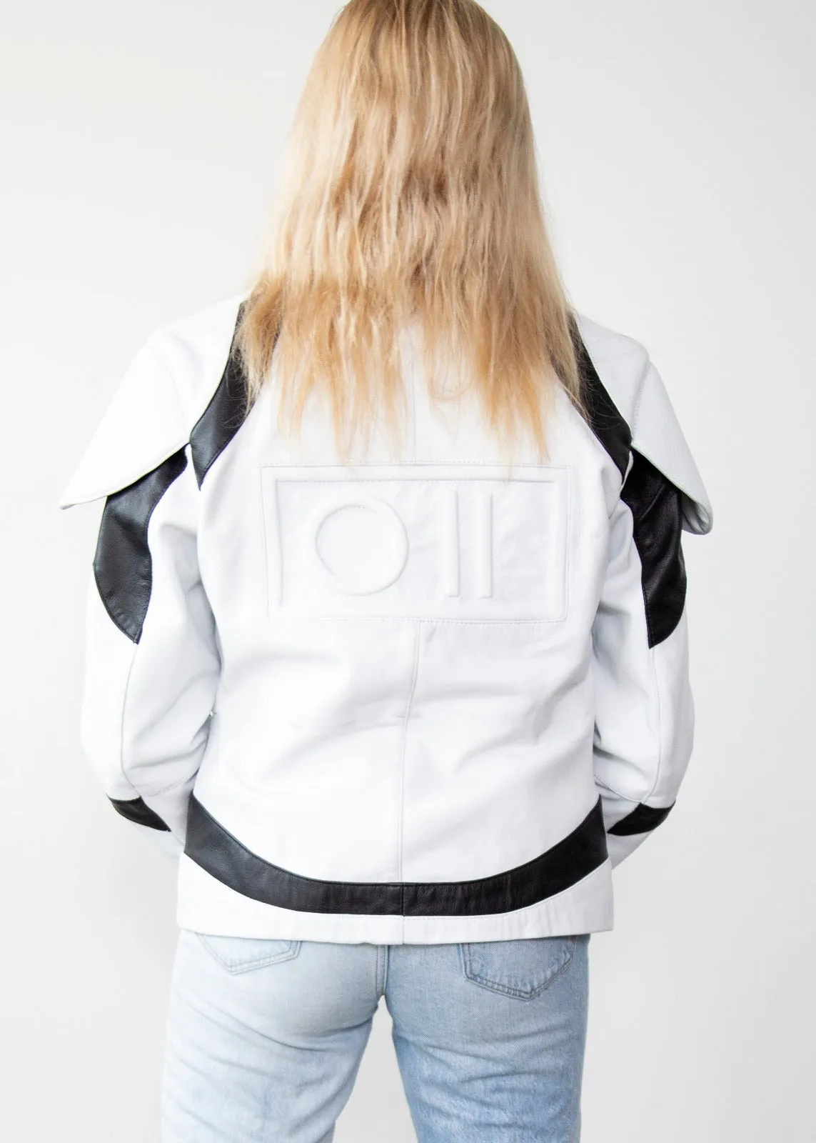 Buy Womens Star Wars Stormtrooper Leather Jacket White | LucaJackets