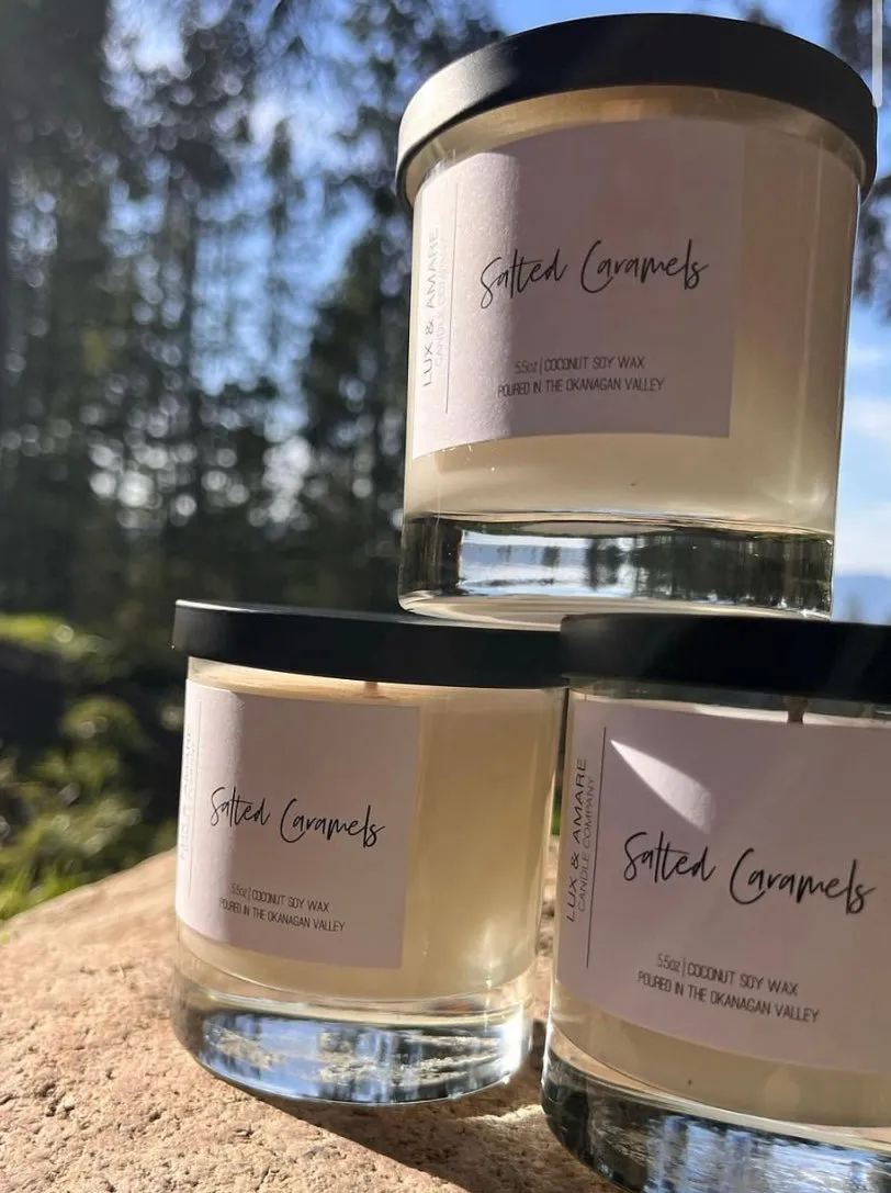 Candles: Soy Candles by Lux & Amare Candle Co.