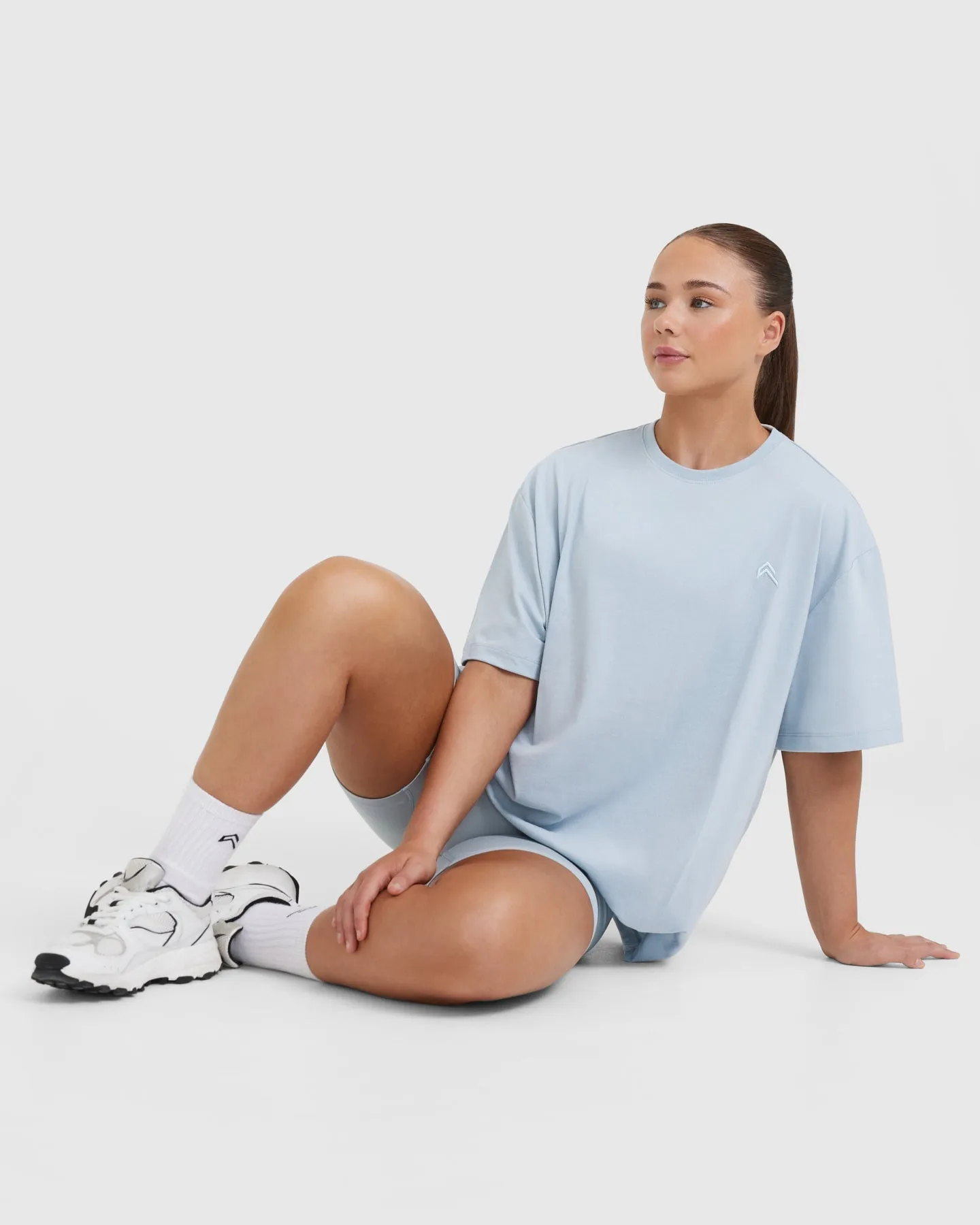 Classic Oversized Lightweight T-Shirt | Ice Blue