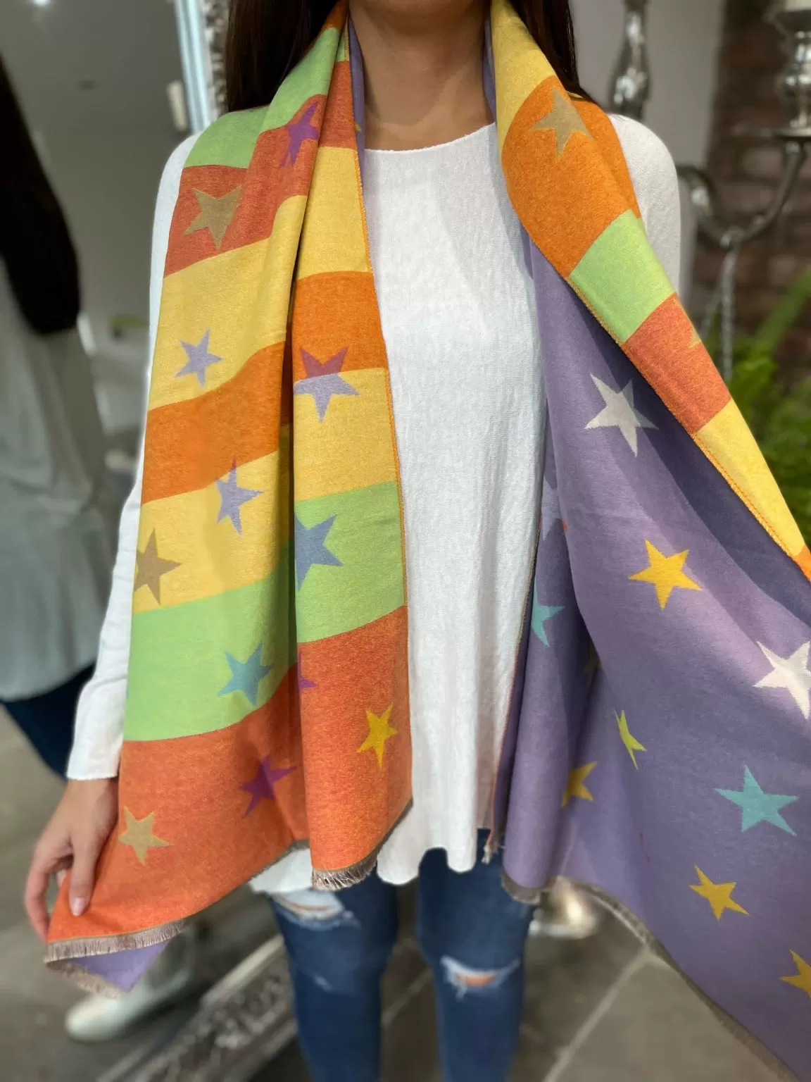 Colourful Star Scarf Cally