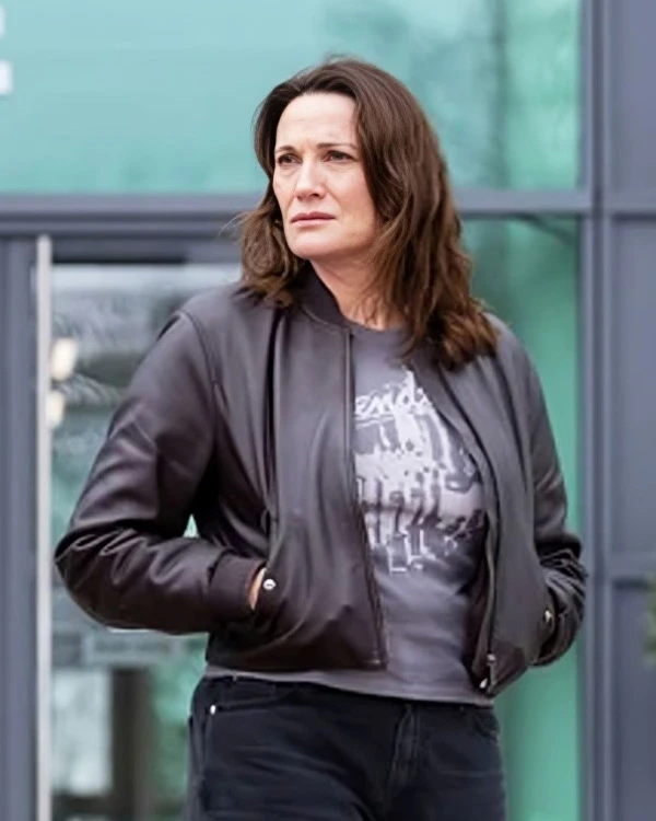 Curfew 2024 Sarah Parish Black Jacket - William Jacket