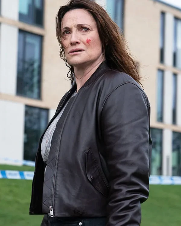 Curfew 2024 Sarah Parish Black Jacket - William Jacket