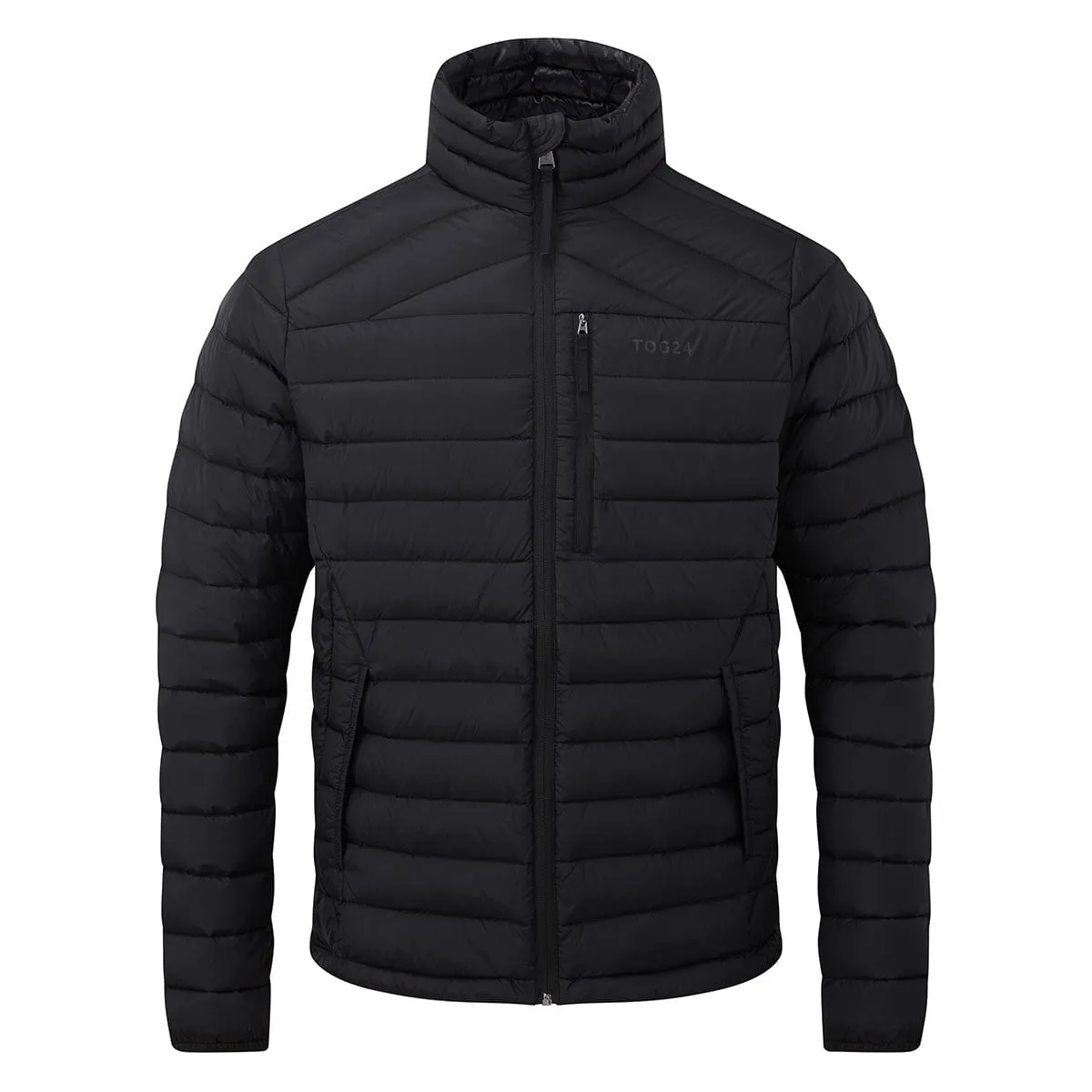 Drax Mens Funnel Down Jacket - Black