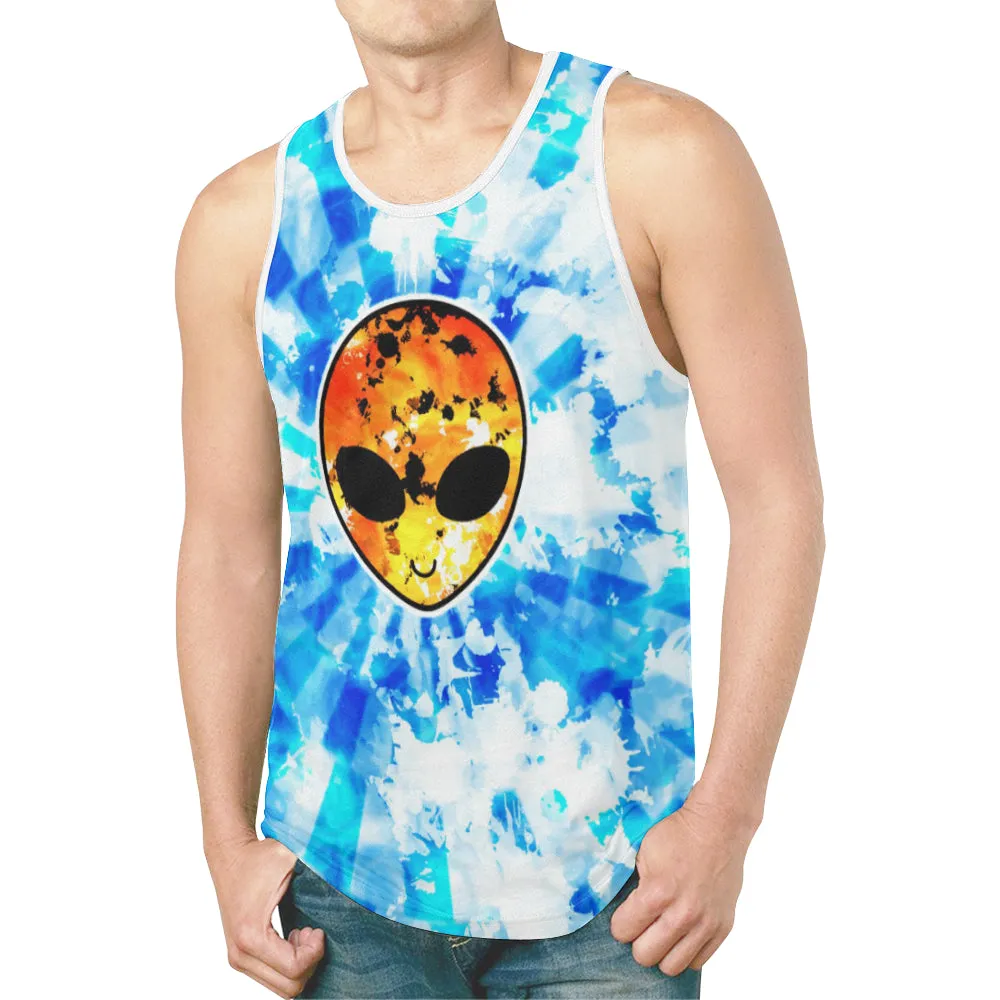 Fire and Ice Alien Blast Relaxed Fit Men's Tank Top