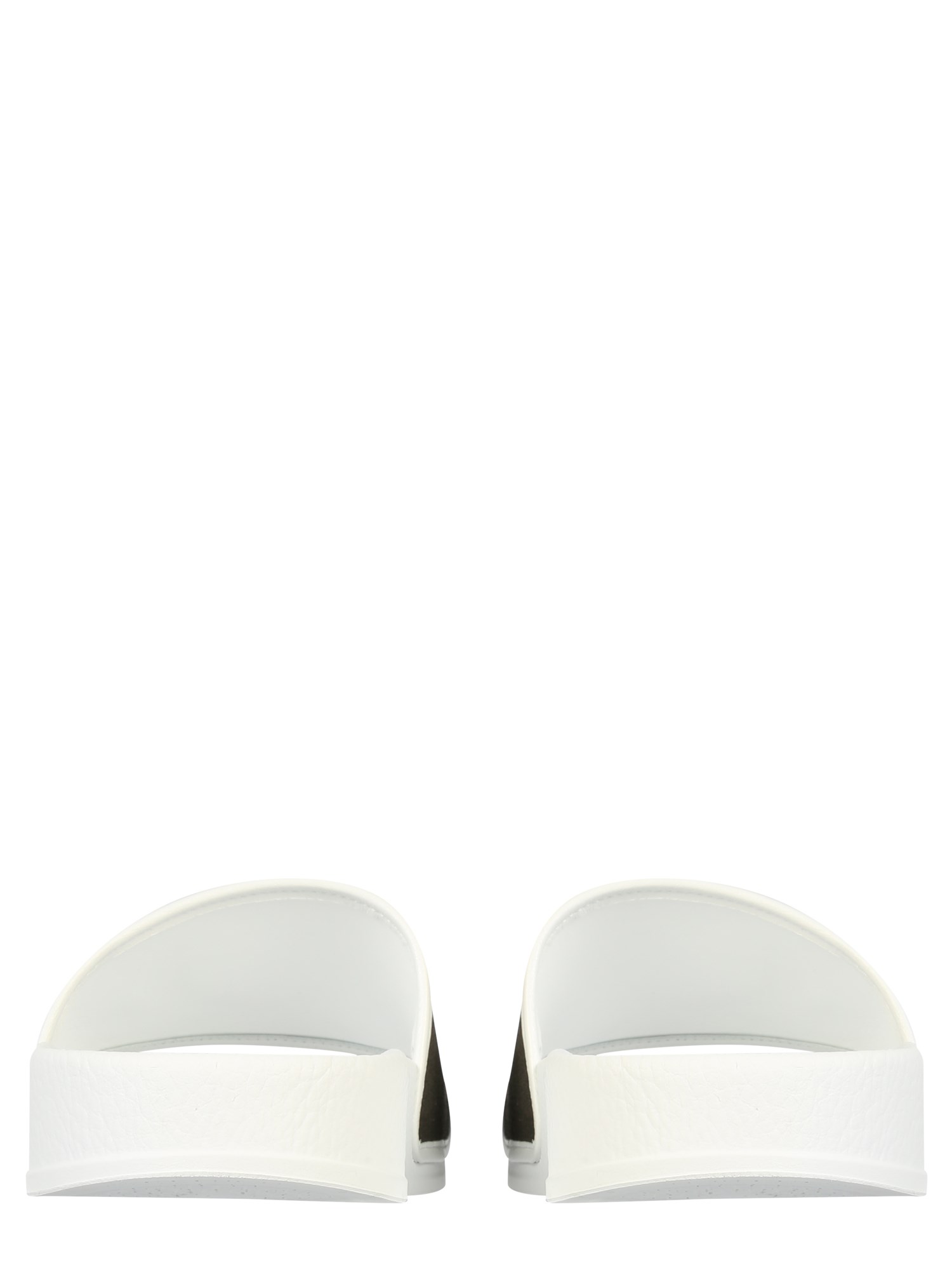 GIUSEPPE ZANOTTI    RUBBER SLIDE SANDALS WITH LOGO