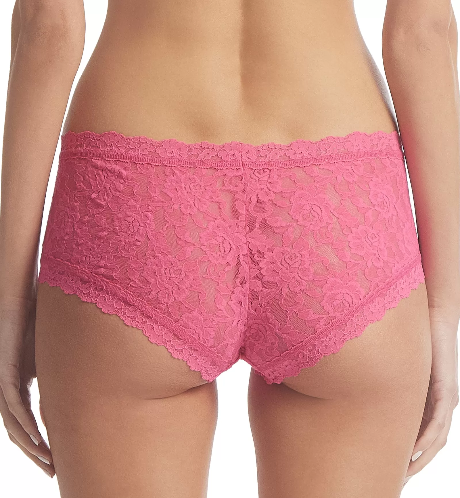 Hanky Panky Signature Lace Boyshort (4812P) - Vivid Coral