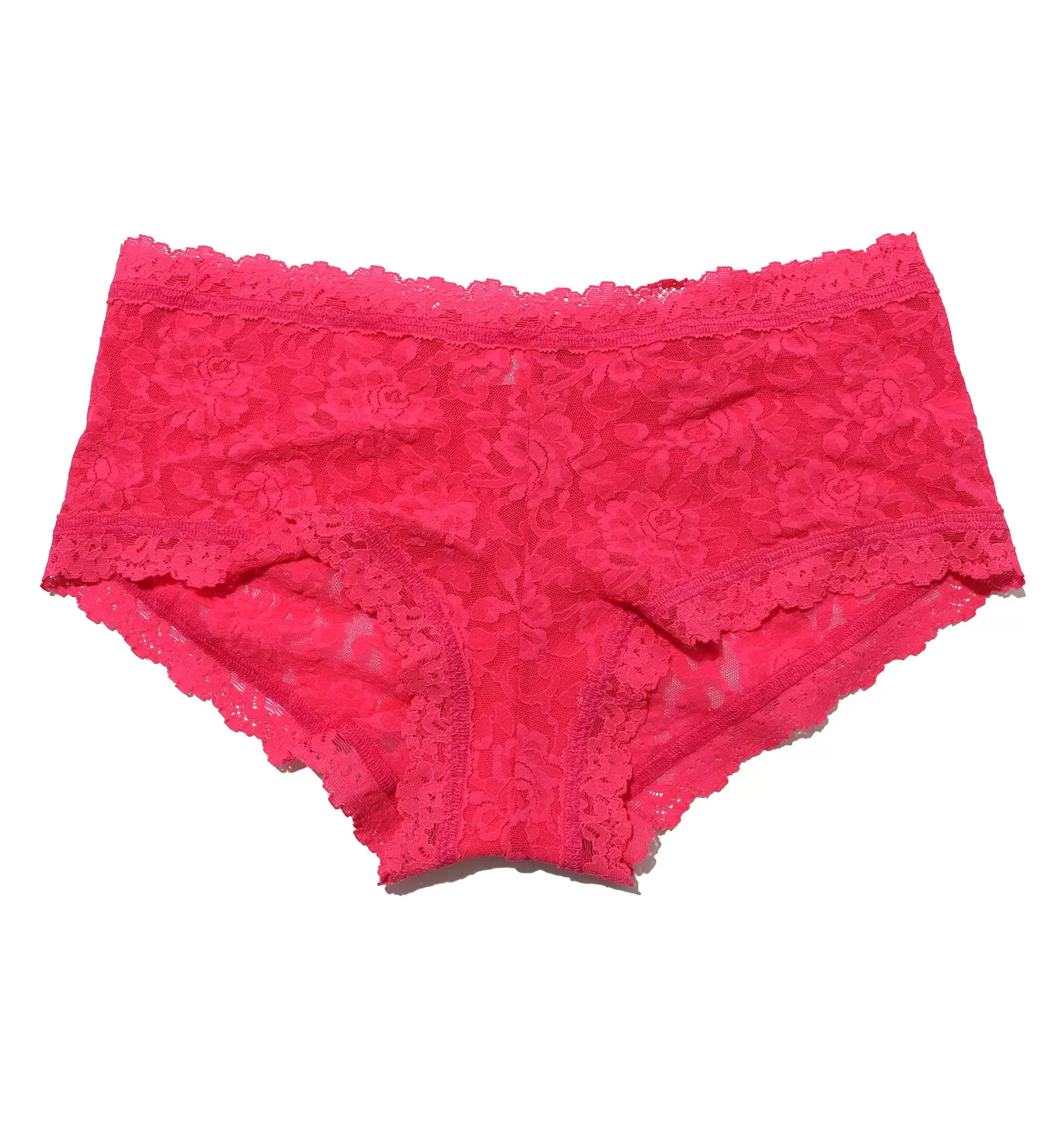 Hanky Panky Signature Lace Boyshort (4812P) - Vivid Coral