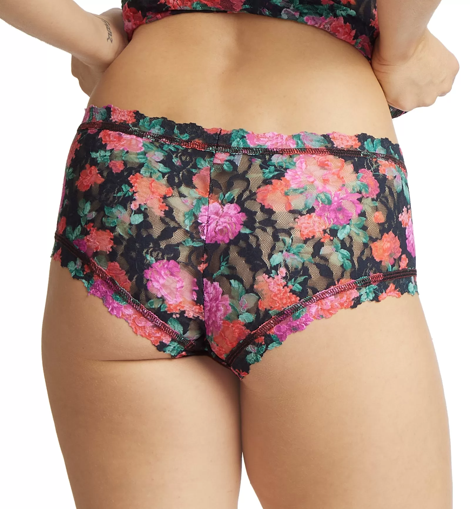 Hanky Panky Signature Lace Printed Boyshort (PR4812P) - Autobiography