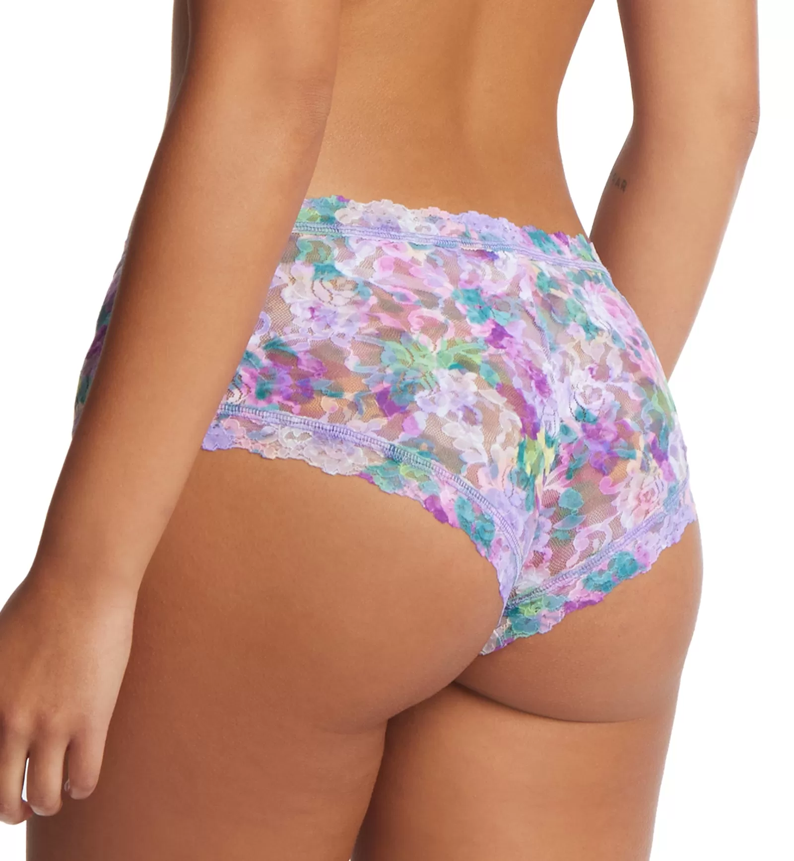 Hanky Panky Signature Lace Printed Boyshort (PR4812P) - Bathe In Petals