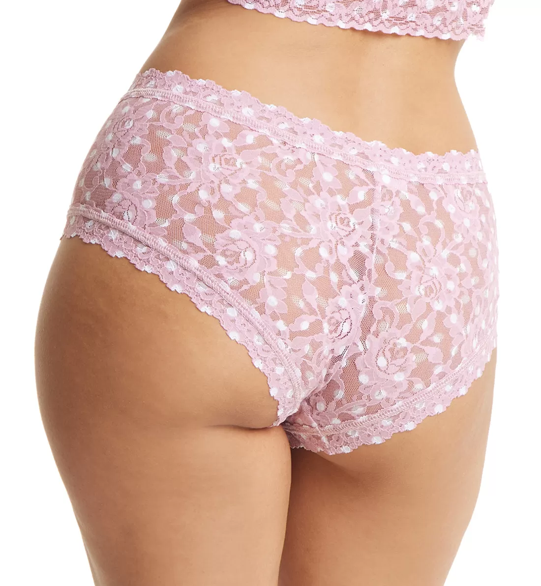 Hanky Panky Signature Lace Printed Boyshort (PR4812P) - Pink Frosting