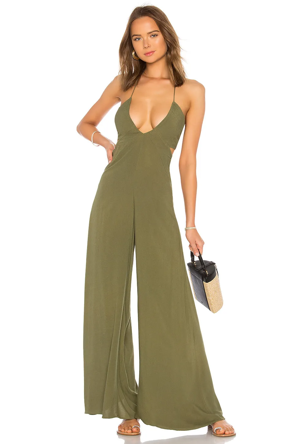 Indah Jagger Jumpsuit Olive