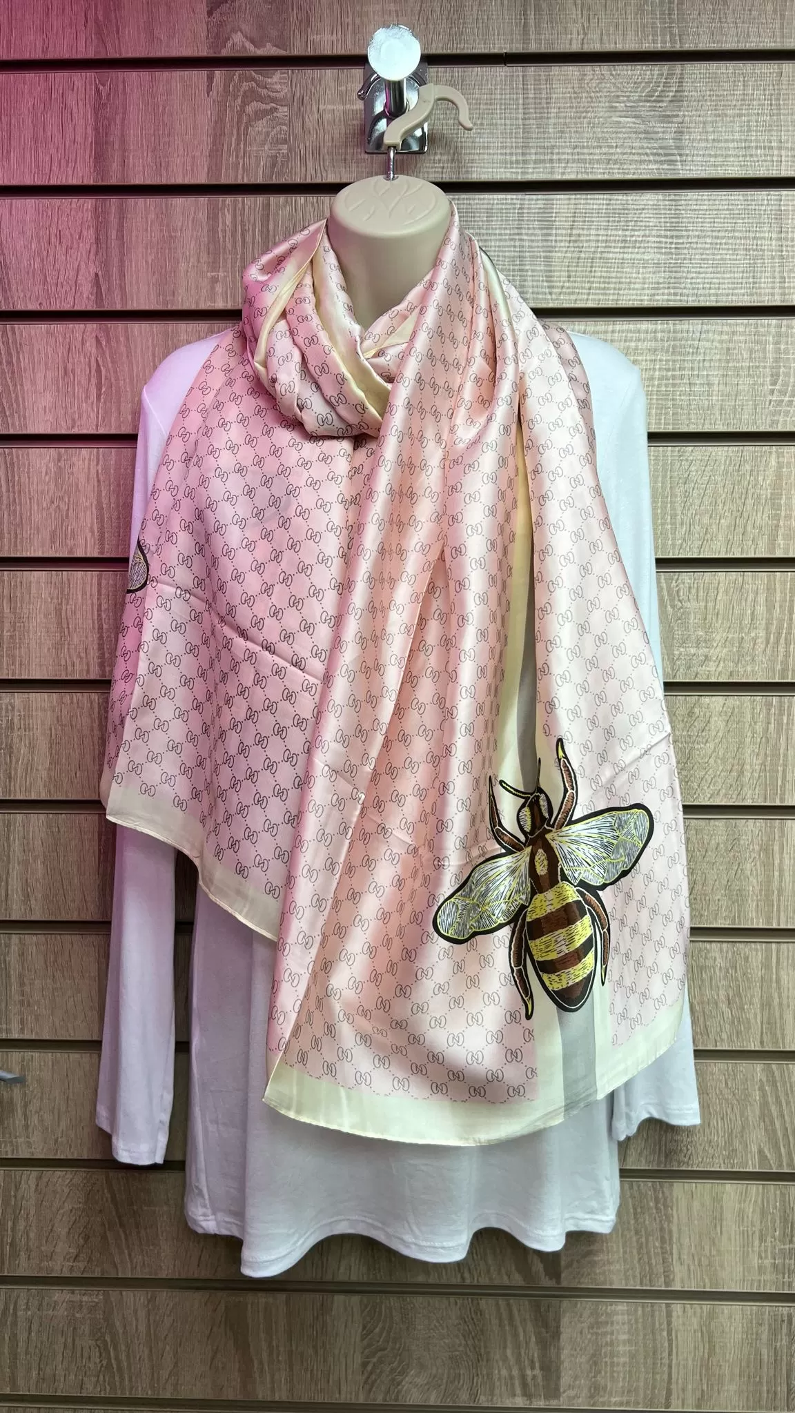 Inspired Bee Style Satin Scarves