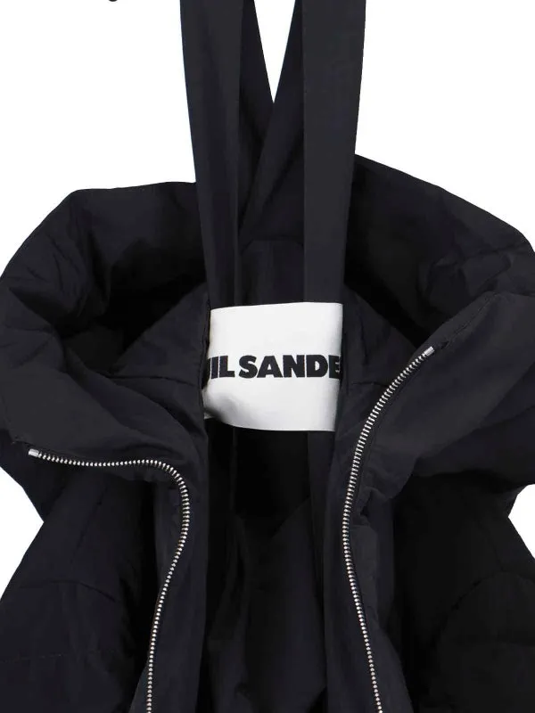 Jil Sander Hooded down jacket