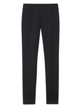 Lafayette 148 Stanton Sateen Pant in Black