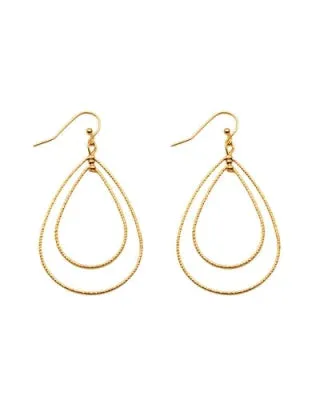 Layered Teardrop Earring