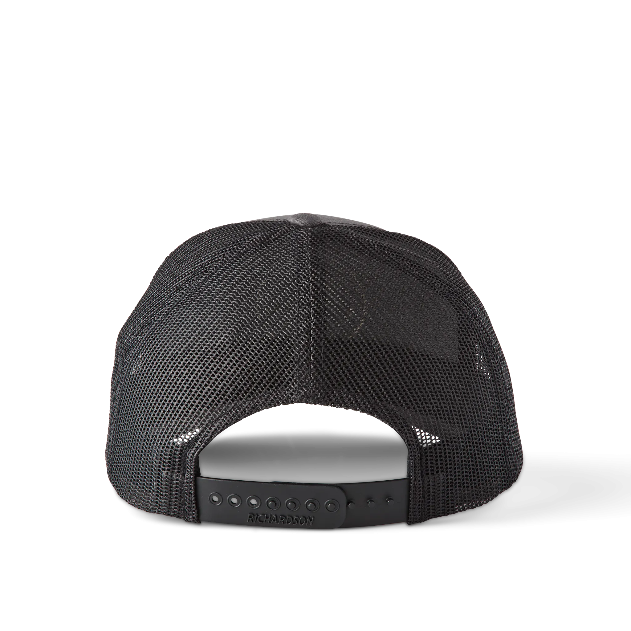 Leather Patch Cap Round :: Charcoal + Black