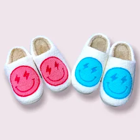 Lightening Eyes Soho Happy Face Slippers