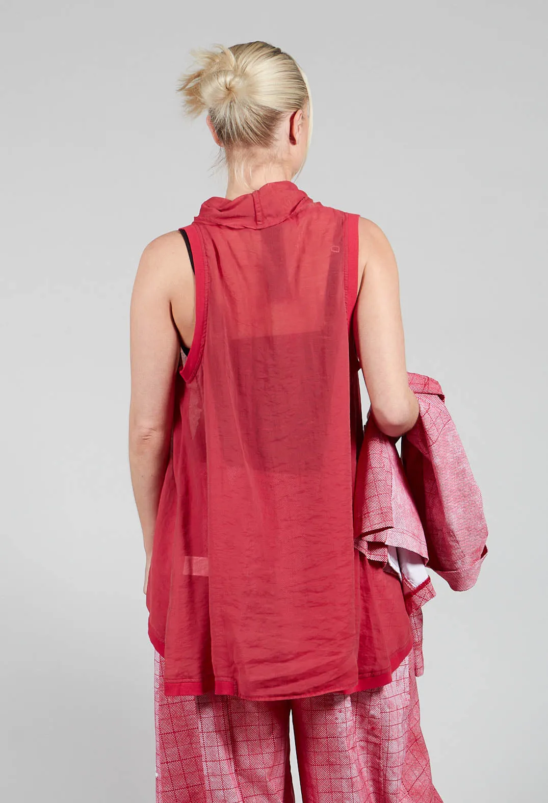 Lightweight Vest Top in Chili