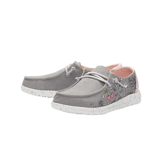 LOAFERS WALLY YOUTH Kid Doodle grey