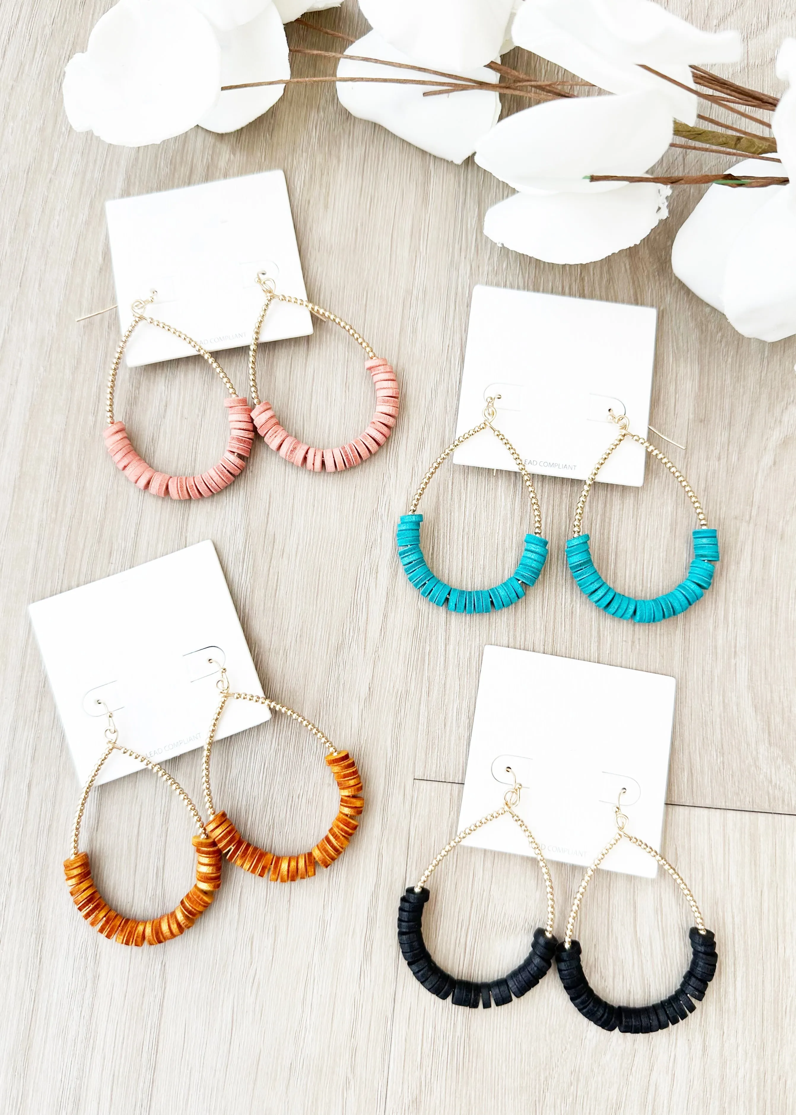 Lucille Lightweight Beaded Earrings - 4 Colors!