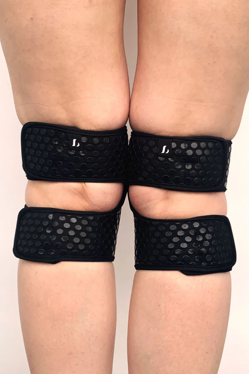 Lunalae Velcro Sticky Grip Kneepads - Black