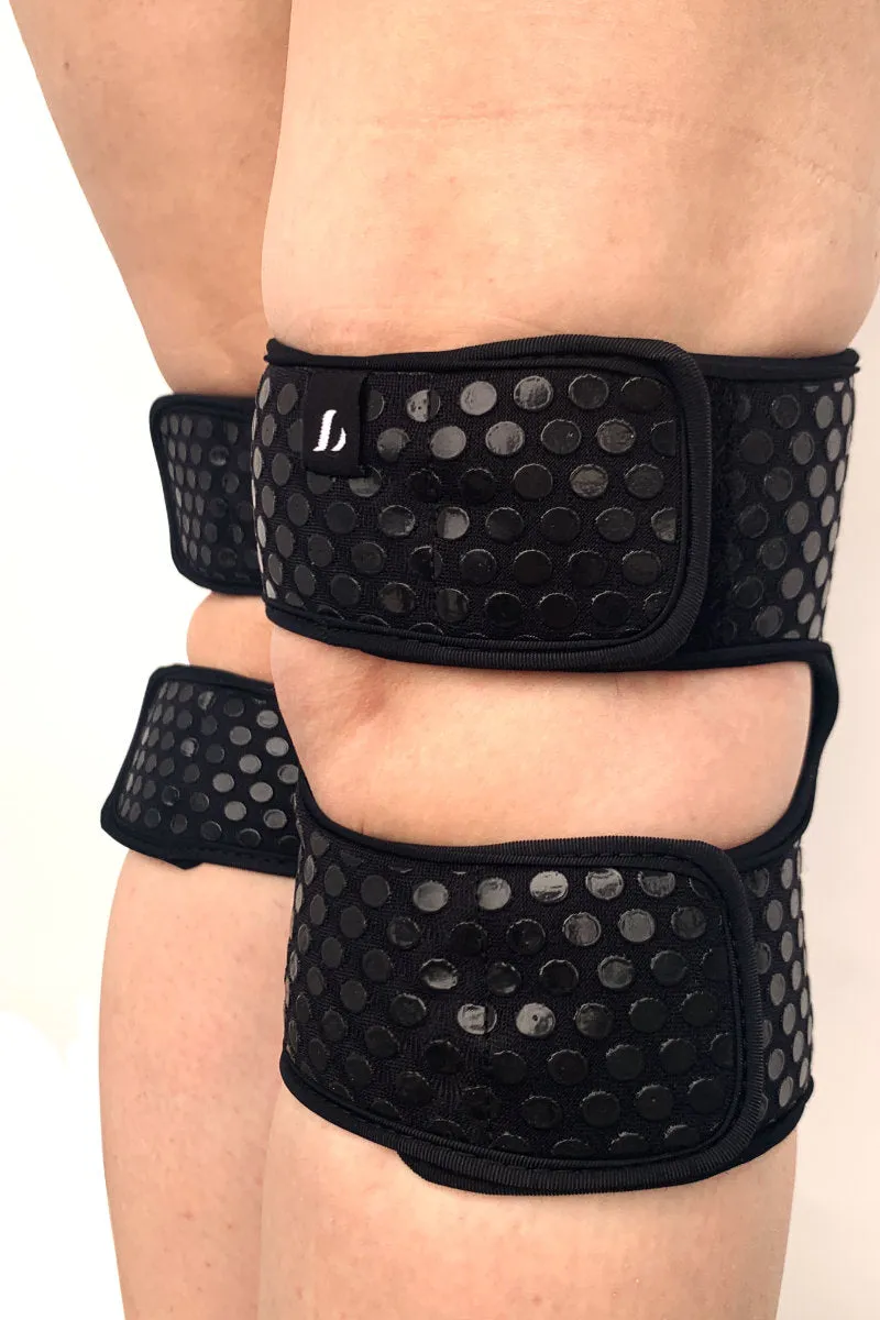 Lunalae Velcro Sticky Grip Kneepads - Black