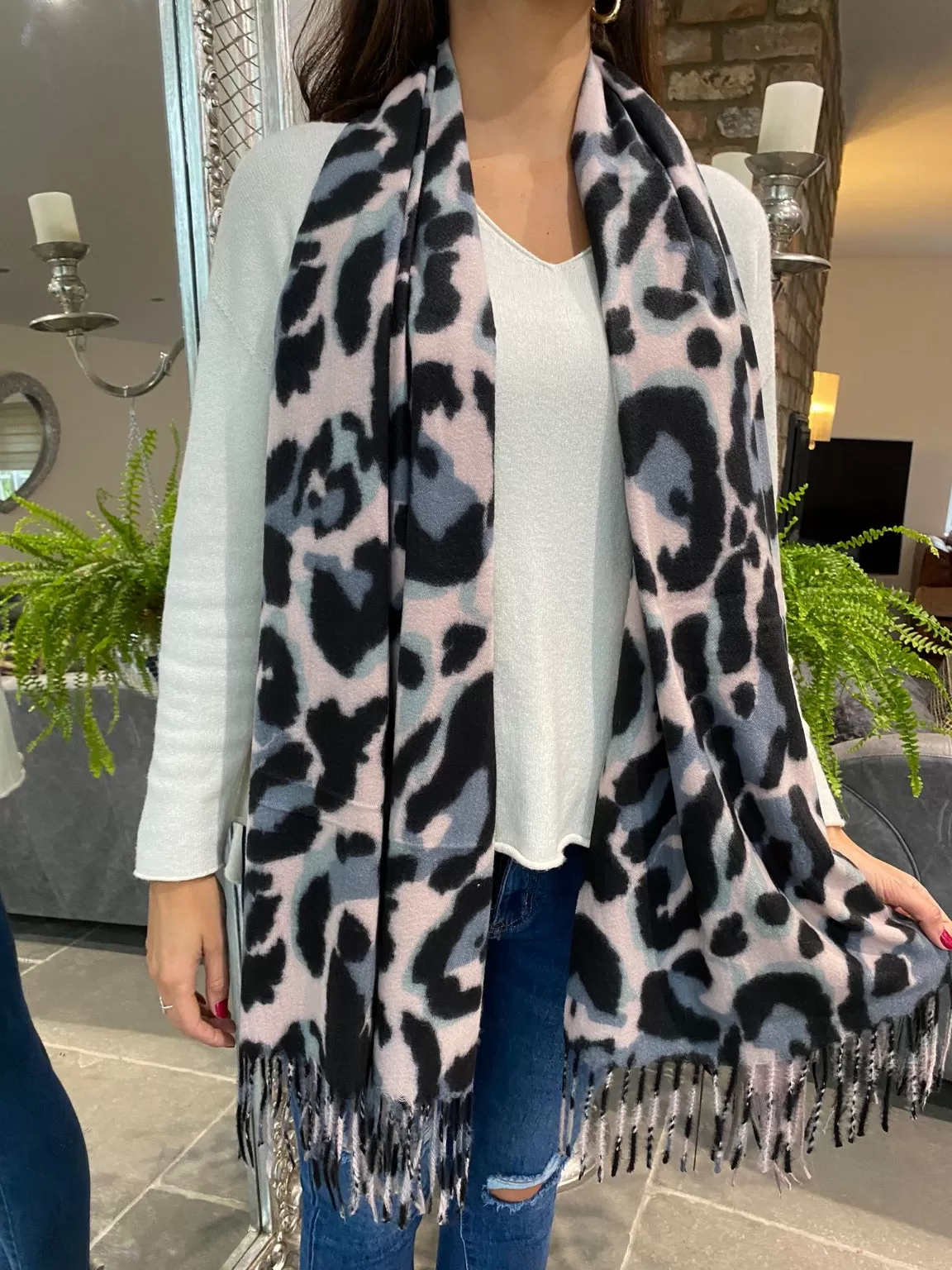 Luxe Animal Print Scarf