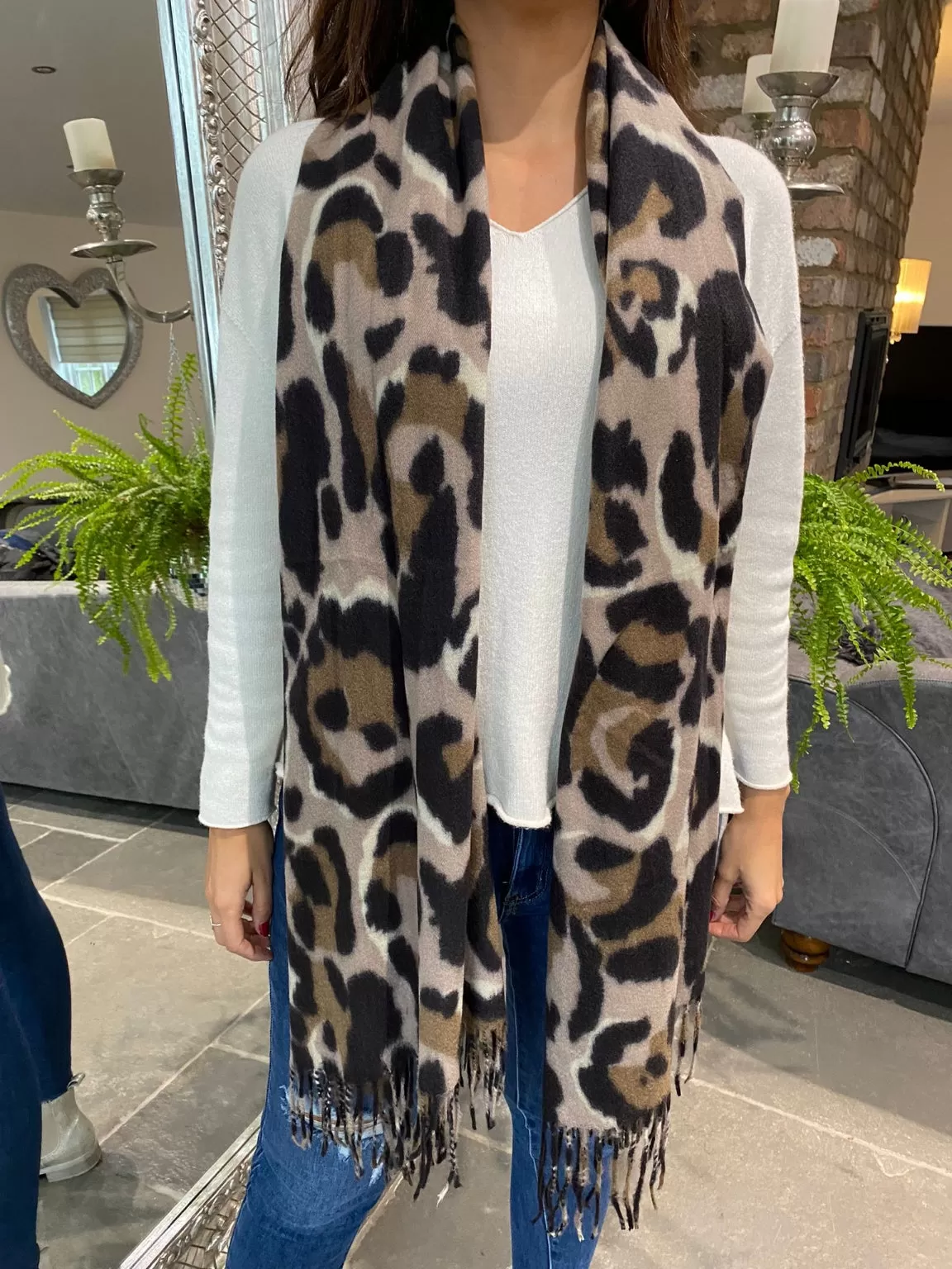 Luxe Animal Print Scarf