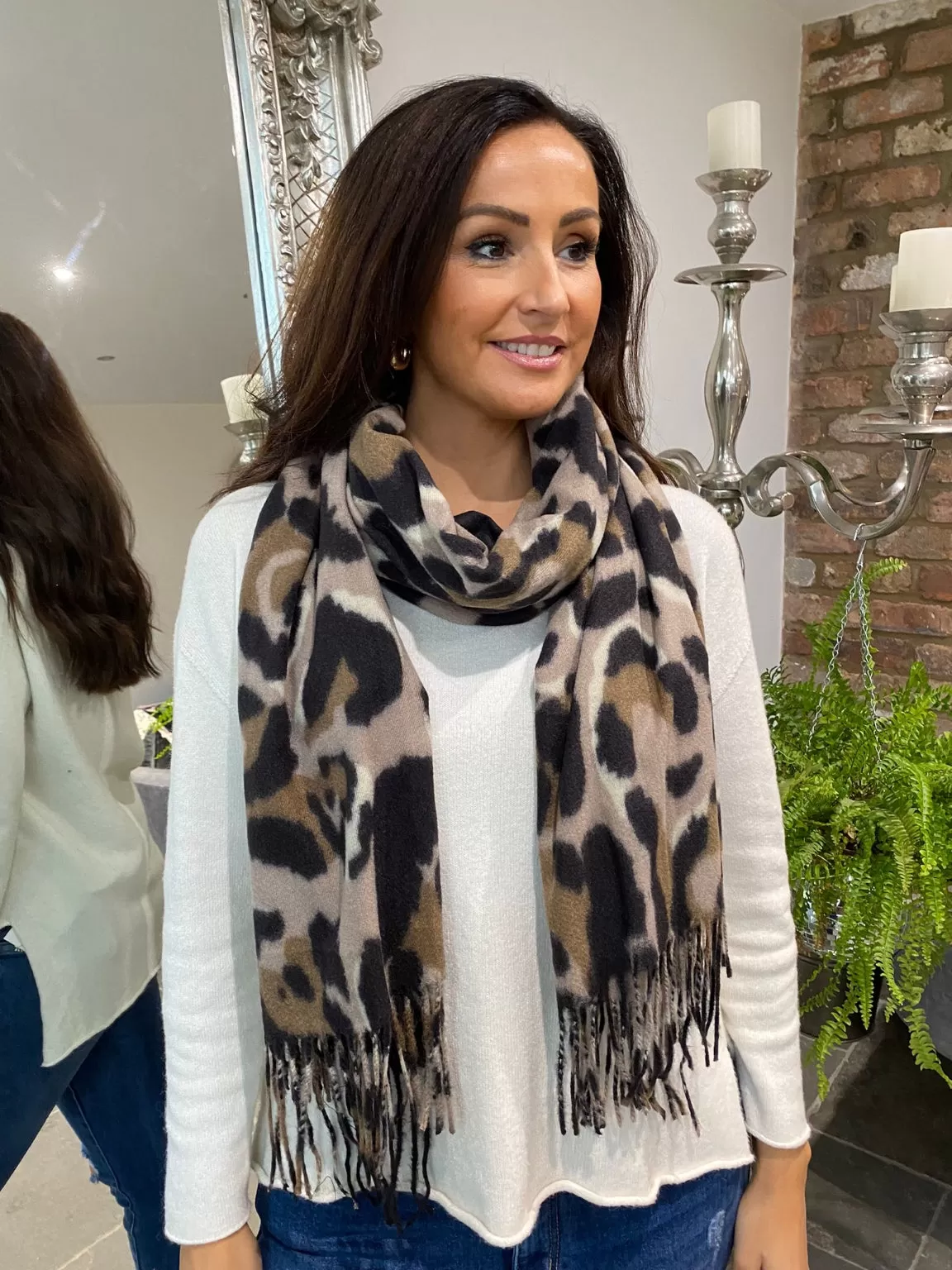 Luxe Animal Print Scarf