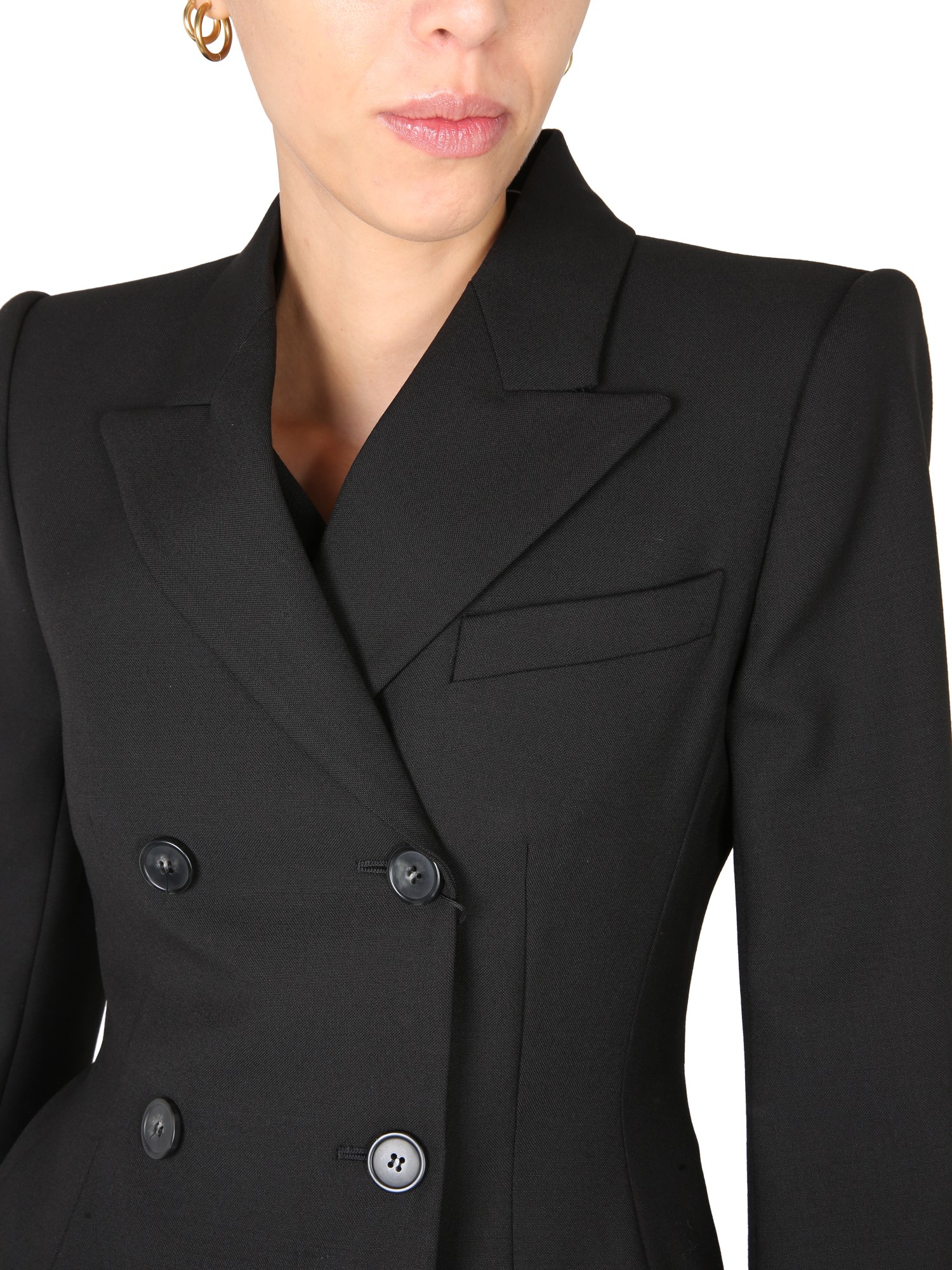 MAX MARA    VIRGIN WOOL DOUBLE-BREASTED JACKET