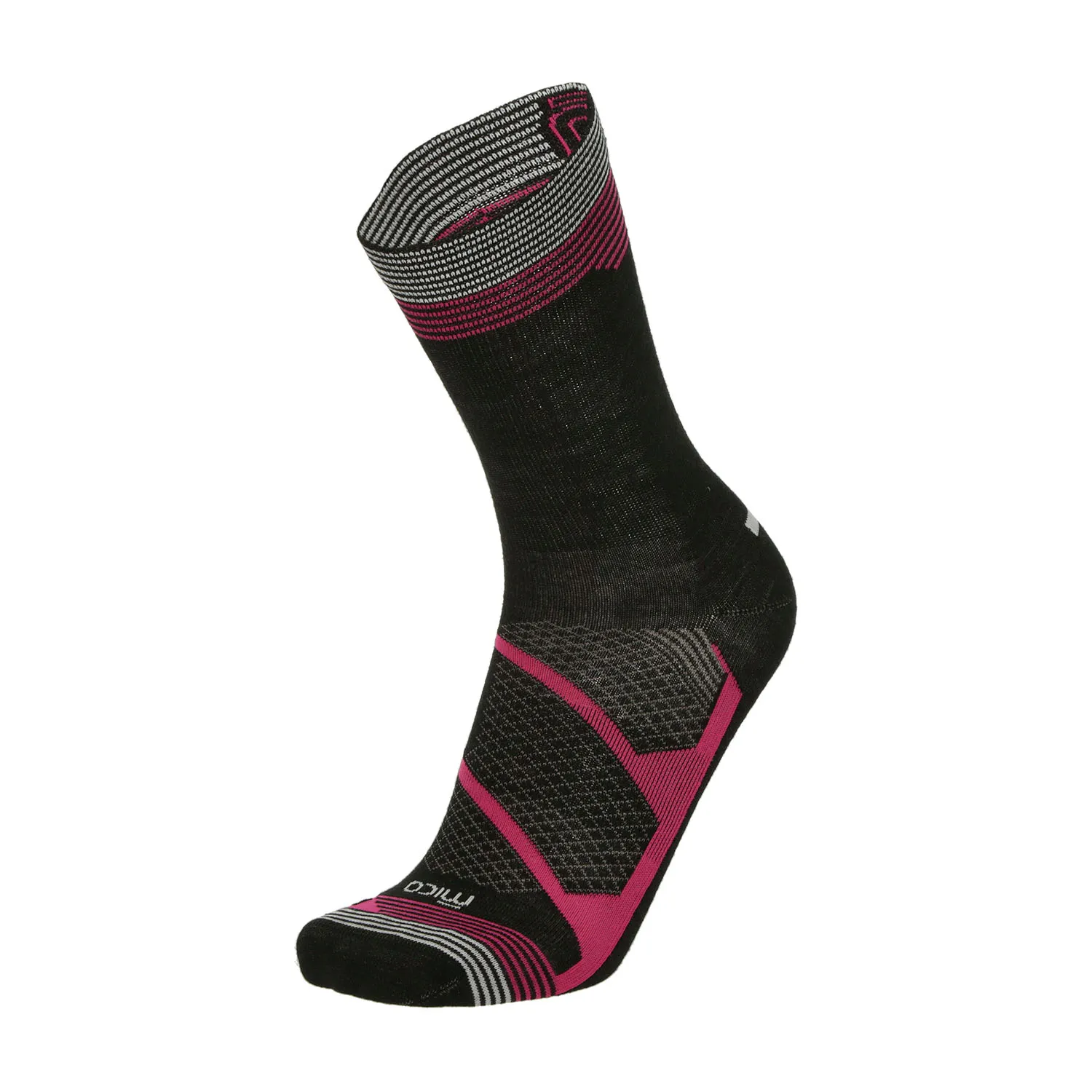 Mico Warm Control Protech Light Weight Calze  Nero/Fucsia