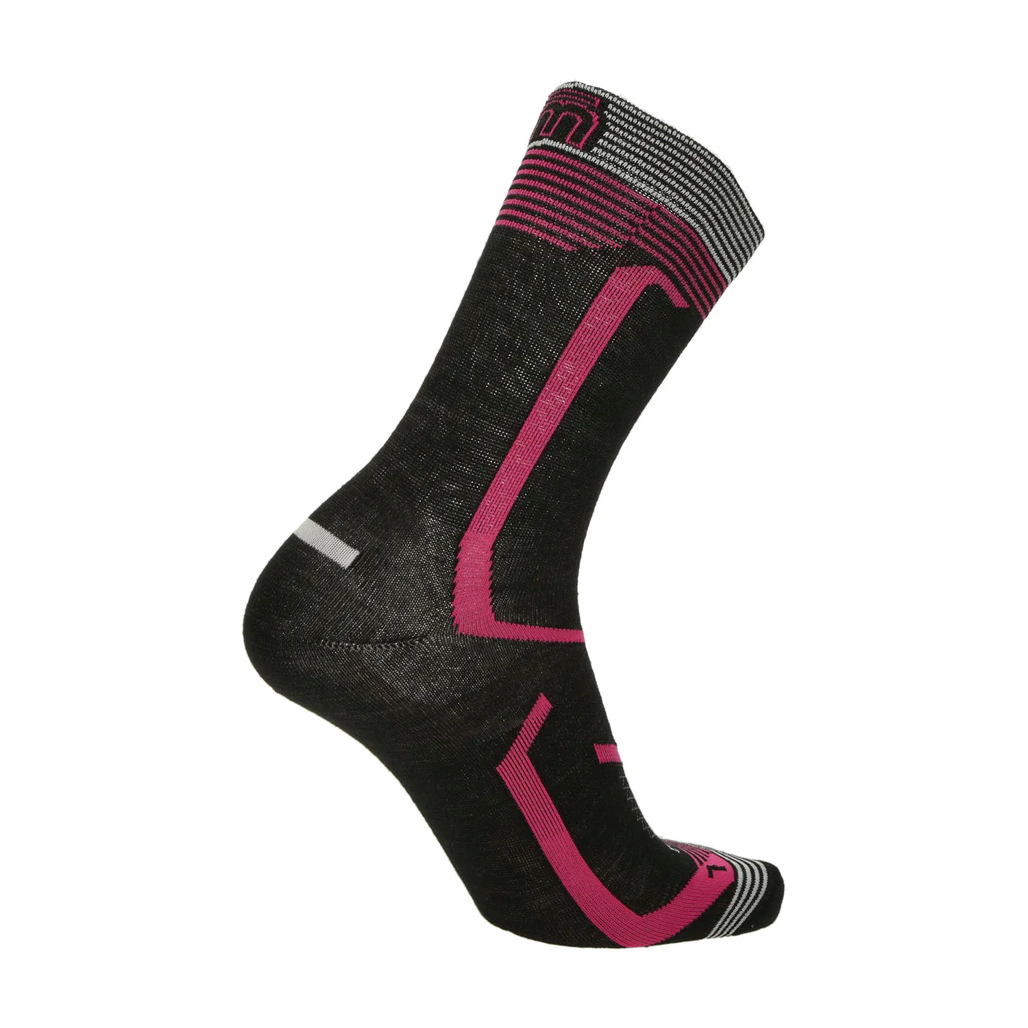 Mico Warm Control Protech Light Weight Calze  Nero/Fucsia