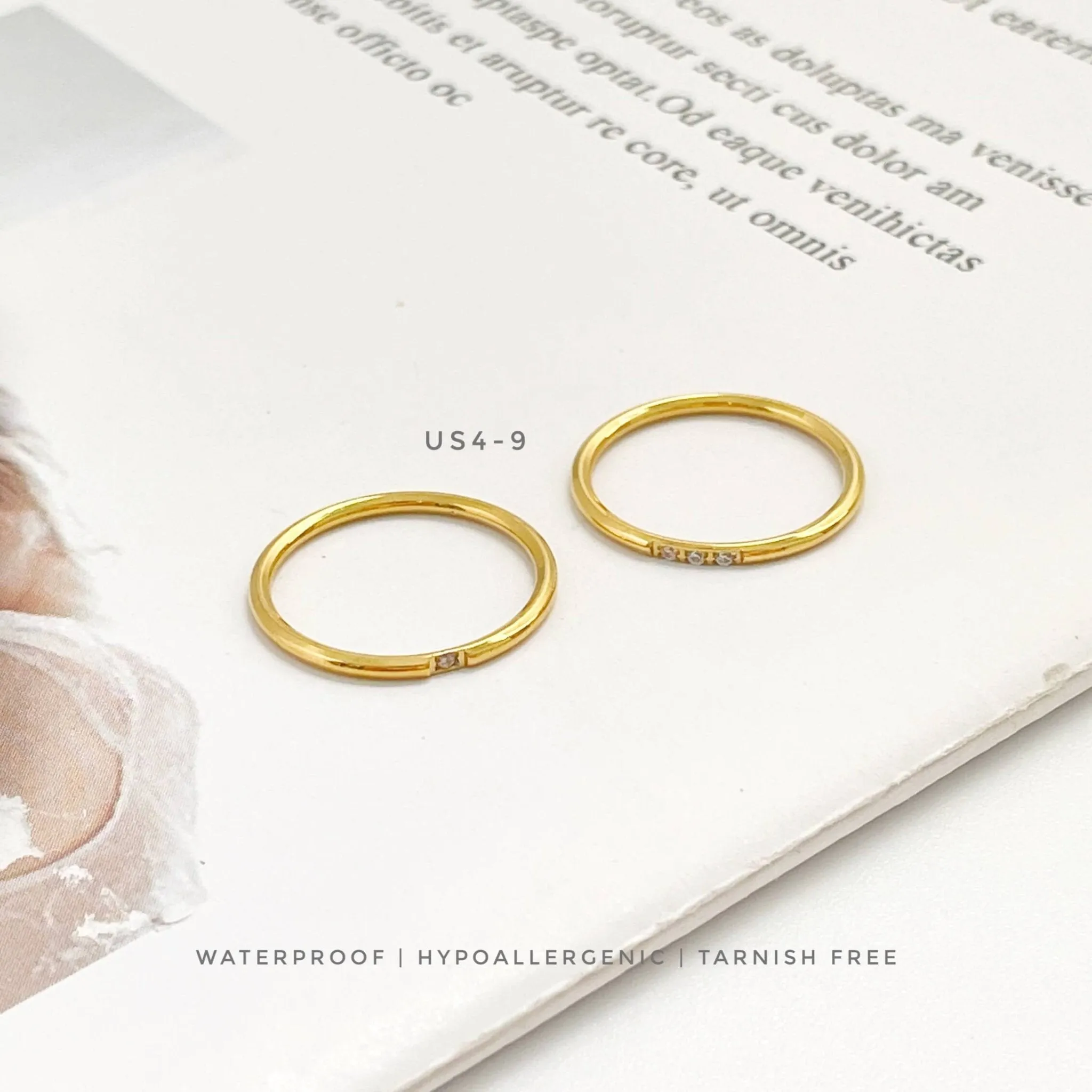 Minimalist Duo Ring