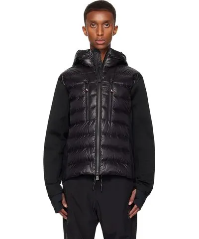 Moncler Black Paneled Down Jacket