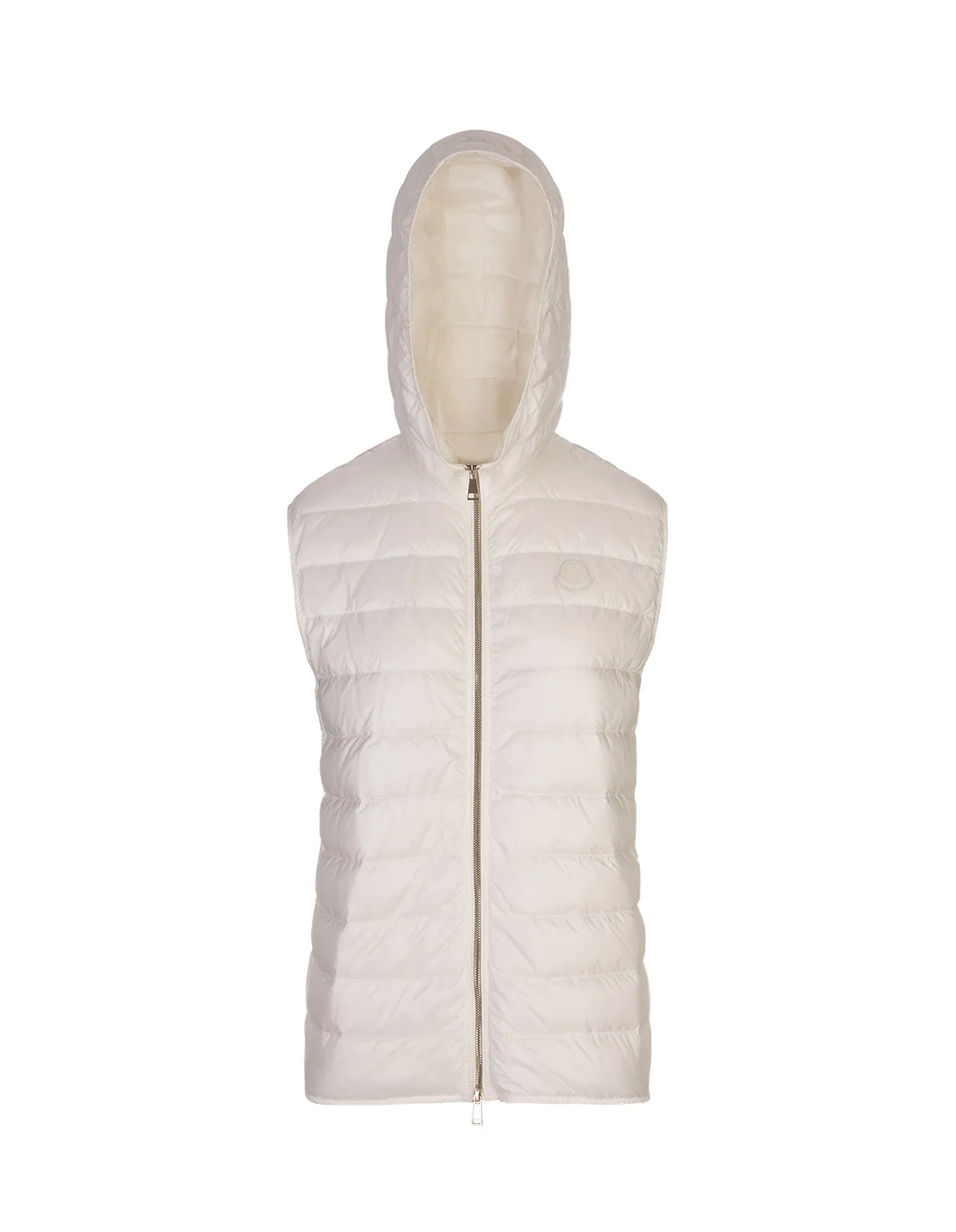 MONCLER White Bouchet Down Jacket